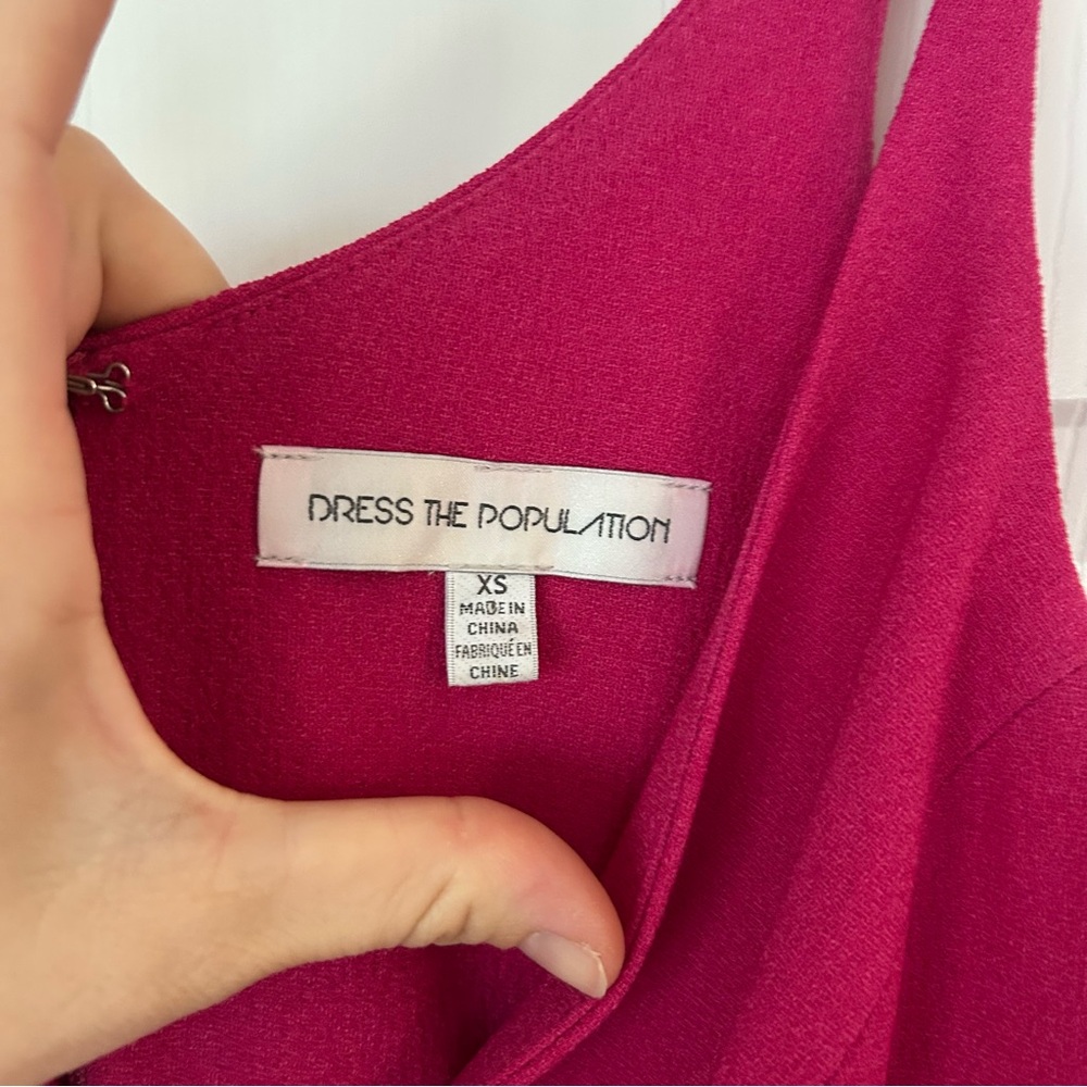 Dress the Population Iris Fuchsia gown XS - Picture 4 of 7